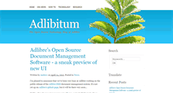 Desktop Screenshot of blog.adlibre.org